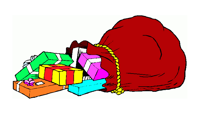 De zak van Sinterklaas met cadeaus